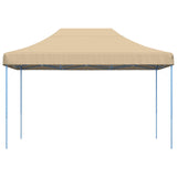 Party Tent Folding Beige 279 x 410 x 315 cm Oxford Fabric 42023577