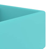 146947 Luxury Basin Overflow Square Matt Light Green 41x41 cm Ceramic