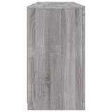 Sideboard with LED Lights Grey Sonoma 142.5x37x67 cm 3209070