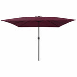 Garden Parasol 295 x 295 x 245 cm Polyester and Steel 42003656