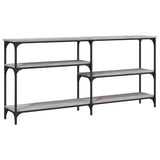 Console Table Grey Sonoma 160x29x75 cm Engineered Wood 834088