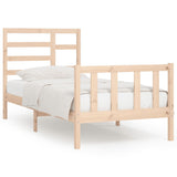Bed Frame without Mattress 90x200 cm Solid Wood Pine 3107598