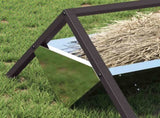 Livestock Feeding Trough Silver 111 x 76 x 38 cm 874662