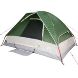 Camping Tent Dome 4-Person Green Waterproof 94777