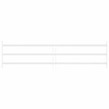 Security Grille for Windows with 3 Crossbars 93-174 cm 42031296