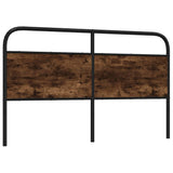 Replace Headboard Smoked Oak 160 cm Steel and Engineered Wood 4100244