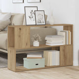 Book Cabinet Artisian Oak 100x24x63 cm Engineered Wood 856741