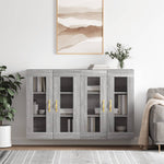 Wall Mounted Cabinets 2 pcs Grey Sonoma Engineered Wood 3197927