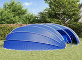 Pool Tent Dome 640 x 432 x 205 cm Azure Blue 42001141