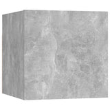 8 Piece TV Cabinet Set Concrete Grey Engineered Wood 3079066