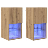 Wall-mounted TV Cabinets 2 pcs Artisan Oak 30.5 x 30 x 60 cm 882945