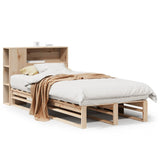 Bookcase Bed without Mattress 90x190 cm Single Solid Wood 3323908