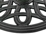 Umbrella Base Green 40x40x32 cm Cast Iron 317765
