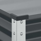 Garden Planter Anthracite 100x45x90 cm Steel 4008972