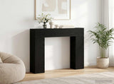 Fireplace Surround Black Oak 102 x 18 x 100.5 cm 8006599