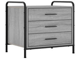 Bedside Cabinet Grey Sonoma 48 x 36.5 x 60 cm Engineered Wood 8013536