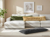 Cushion with Pillow HEERLEN 2 pcs Light Green PV Fleece 926312