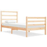 Bed Frame without Mattress Solid Wood Pine 90x190 cm Single Single 3104971