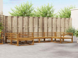 Outdoor Sofa Set 6 pcs Natural Solid Acacia Wood 3368082