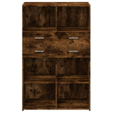 Highboard Smoked oak Engineered wood 80x42.5x124 cm Highboard 3281389