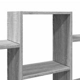 Wall Shelf Grey Sonoma 159x18x66 cm Engineered Wood 853304