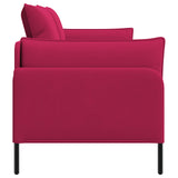 2-Seater Sofa 2-Seater Wine Red 188 x 81 x 89 cm Velvet 42048617