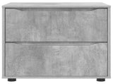 Storage Cabinet 60 x 48 x 57 cm Engineered Wood Concrete Grey 888830