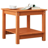 Coffee Table Wax brown 50 x 50 x 45 cm Solid pine wood 858232