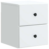 Wall-Mounted Bedside Cabinet 2 pcs White 34.5 x 33 x 40 cm 899146