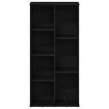 Bookcase Black Oak 50x25x104 cm Engineered Wood 862470