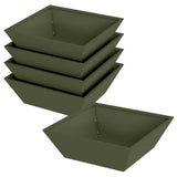 Garden Planter 5 pcs Olive Green 50 x 50 x 15 cm 873831
