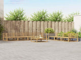 Outdoor Sofa Set 8 pcs White 3386148