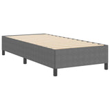 Box Spring Bed Light Grey 90 x 190 cm Velvet 42006942