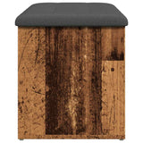 Storage Bench Old Wood 102x42x45 cm Engineered Wood 857619