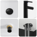 Wall-mounted Sink Vanity Black 49 x 41 x 63 cm Engineered Wood 890563