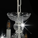 281612 Chandelier 2-layer White 15 x E14 Bulbs
