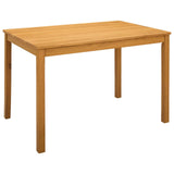 Dining Set 7 pcs Black Solid Oak Wood 3430261