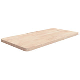 Bathroom Countertop 80x40x2.5 cm Untreated Solid Wood 342938