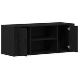 TV Cabinet 100 x 35 x 40 cm Black oak Engineered wood 862125