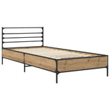 Bed Frame Artisian Oak 80 x 200 cm Engineered Wood 8009118