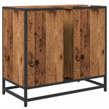 Bathroom Cabinet Old Wood 65 x 33 x 60 cm Engineered Wood 883624