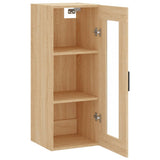 Wall Mounted Cabinet Sonoma Oak 34.5x34x90 cm 828919
