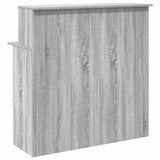 Reception Desk Grey Sonoma 100x50x103.5 cm Engineered Wood 859029