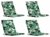 High Back Chair Cushion GEMERT 4 pcs 100% Polyester 945931