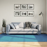 Rug OVIEDO Short Pile Turquoise 160x230 cm 375603