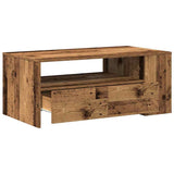 Coffee Table Old Wood 102 x 55 x 43.5 cm Engineered Wood 862731