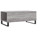 Coffee Table Grey Sonoma 90x50x36.5 cm Engineered Wood 830818