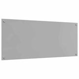 Kitchen Backsplash 2 pcs Light Grey 120 x 50 cm Tempered Glass 3415504