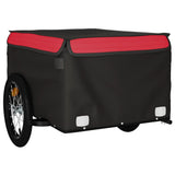 Bike Trailer Black and Red 45 kg Iron 94083