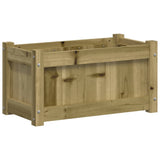 Garden Planters 2 pcs Impregnated Wood Pine 837448